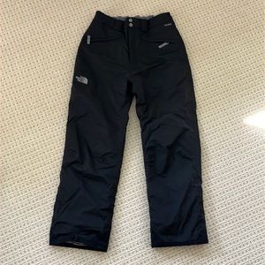 North face black girls XL snow pants